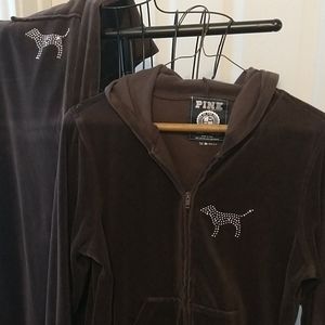 Brown valure jump suit by PINK